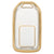JVCV® Soft TPU Transparent Cover Compatible with Honda City, Elevate, Civic, Jazz, Amaze, CR-V, WR-V, BR-V 3/4 Button Push Button Start Smart Key (Transparent Gold)