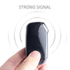 JVCV® Soft TPU Transparent Cover Compatible with Kia Seltos 2023 Facelift HTX 3/4 Button Smart Key (Transparent Black)