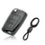 JVCV® Soft TPU Transparent Cover Compatible with Skoda Kushaq Kylaq Slavia Taigun Tiguan Virtus Octavia Kodiaq Superb Folding Key with Keychain