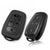 JVCV® Soft TPU Key Cover Combo (Matte Black + Transparent Black) – Compatible with Tata Nexon EV, Harrier, Tiago EV, Altroz, Tigor, Safari & Punch – 4 Button Smart Key