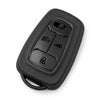 JVCV® Soft TPU Key Cover – Matte Black Pattern – Compatible with Tata Nexon EV, Harrier, Tiago EV, Altroz, Tigor, Safari & Punch – 4 Button Smart Key