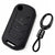 JVCV® Soft TPU Key Cover with Premium Metal Keychain – Matte Black Pattern – Compatible with Mahindra XUV700, Thar, Bolero, Scorpio, Scorpio N, XUV300, TUV300 & XUV400 EV – 3 Button Flip Key