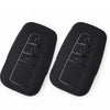 JVCV® Soft TPU Key Cover – Matte Black Pattern – Compatible with Toyota Camry Smart Key