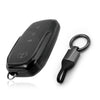 Transparent TPU Car Key Cover with Premium Keychain for Toyota Car's - Fortuner, Hilux, Innova Crysta, Fortuner Legender, Innova HyCross & Land Cruiser