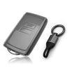 JVCV® Soft TPU Transparent Cover with keychain – Compatible with Renault Keys (Transparent Black)