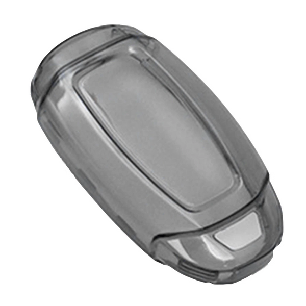 JVCV® Soft TPU Transparent Cover Compatible with Hyundai Verna Push Button Start Car Key (Transparent Black)