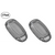 JVCV® 2 Pack Soft TPU Transparent Cover Compatible with Hyundai Verna Push Button Start Car Key (Transparent Black)