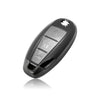 JVCV® Soft TPU Transparent Cover Compatible with Maruti Suzuki 2 and 3 Button Baleno Ciaz Vitara Brezza S Cross Swift Ignis and Toyota Urban Cruiser Smart Key (Transparent Black)