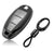 JVCV® Soft TPU Transparent Key Cover – Maruti Suzuki & Toyota (2 & 3‑Button) – Transparent Black