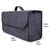 JVCV® Large Anti-Slip Car Trunk Organizer – Heavy-Duty Foldable Boot Storage for SUVs, Sedans & Trucks
