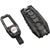 JVCV® Zinc Alloy Metal Key Cover Compatible with Mercedes Benz S-Class G-Class E-Class 2022 Onwards 3 Button Smart Key