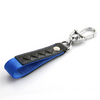 Car Keychain Accessories with Alloy Metal and Braided Leather Horseshoe Buckle Key Organiser for Men and Women