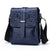 JVCV® Men's Luxury Crocodile Pattern Messenger Bag - Premium PU Leather Crossbody Shoulder Bag with Adjustable Strap - Elegant & Durable for Business, Travel & Daily Use