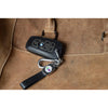 JVCV® Soft Handmade Lychee Pattern Leather Key Cover Compatible with BMW 3 Button Smart Key