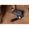 VCV® Soft Handmade Lychee Pattern Leather Key Cover Compatible with BMW Blade 3/4 Button Smart Key