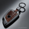 JVCV® Premium ABS Crocodile Pattern Key Cover for BMW Blade Smart Keys – Includes Metal Keychain
