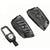JVCV® Zinc Alloy Metal Key Cover Compatible with BMW 2 3 5 6 7 Series X1 X2 X3 X5 X6 Blade Smart Key