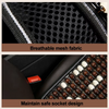 JVCV® Premium Wooden Beads Seat Cover Universal Cushion for All Cars SUV Sedan Truck Home Office Chair's Anti Slip Car Accessories
