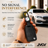 JVCV® Premium Metal & Leather Key Cover – Compatible with Skoda Kushaq, Octavia, Kodiaq, Superb & Volkswagen Taigun, Tiguan, Virtus Folding Key