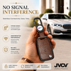 JVCV® Premium Metal & Leather Key Cover – Compatible with Skoda Kushaq, Octavia, Kodiaq, Superb & Volkswagen Taigun, Tiguan, Virtus Folding Key