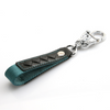 Car Keychain Accessories with Alloy Metal and Braided Leather Horseshoe Buckle Key Organiser for Men and Women