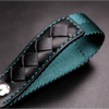 Car Keychain Accessories with Alloy Metal and Braided Leather Horseshoe Buckle Key Organiser for Men and Women