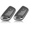 JVCV® Soft TPU Transparent Cover – MG Hector, Hector Plus & Windsor EV Smart Key (Transparent Black)