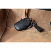 JVCV® Soft Handmade Lychee Pattern Leather Key Cover Compatible with Hyundai Alcazar and Creta 2021 2022 & 2023 Car 4 Button Smart Key with Keychain