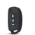 JVCV® Carbon Fiber Pattern Key Cover Compatible with Hyundai Creta Venue Aura Elite i20 Grand i10 Nios Xcent 3 Button Flip Key