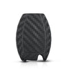 Carbon Fiber Pattern Key Cover Compatible with Hyundai Creta Venue Aura Elite i20 Grand i10 Nios Xcent 3 Button Flip Key (Black)