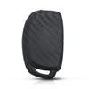 JVCV® Carbon Fiber Pattern Key Cover Compatible with Hyundai Creta Venue Aura Elite i20 Grand i10 Nios Xcent 3 Button Flip Key
