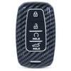 Hard Case Key Cover Compatible with Kia Sonet Seltos 2020 Carens 4 Button Smart Key