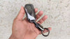 JVCV® Soft TPU Transparent Cover Compatible with Kia Seltos 2023 Facelift HTX 3/4 Button Smart Key with Keychain