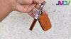 JVCV® Suede Leather Key Cover Compatible with Toyota Fortuner, Hilux, Innova Crysta, Fortuner Legender, Innova HyCross, Land Cruiser 2B/3B Smart Key