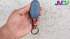 JVCV® Soft Handmade Leather Key Cover Compatible with Maruti Suzuki 2 and 3 Button Baleno Ciaz Vitara Brezza S Cross Swift Ignis and Toyota Urban Cruiser Smart Key