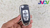 JVCV® Premium Soft TPU Leather Pattern Key Cover Compatible with Tata Curvv Tiago Tigor Punch Nexon Zest Bolt Safari Storme Flip Key