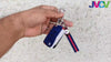 JVCV® Suede Leather Key Cover Compatible with Skoda Kylaq Slavia Kushaq Taigun Tiguan Virtus Octavia Kodiaq Superb Folding Key