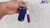 JVCV® Suede Leather Key Cover for Tata Flip Keys – Compatible with Curvv, Tiago, Tigor, Punch, Nexon, Hexa, Safari & More