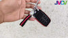 JVCV® Suede Leather Key Cover Compatible with Toyota Fortuner, Hilux, Innova Crysta, Fortuner Legender, Innova HyCross, Land Cruiser 2B/3B Smart Key