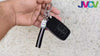 JVCV® Suede Leather Key Cover Compatible with Toyota Fortuner, Hilux, Innova Crysta, Fortuner Legender, Innova HyCross, Land Cruiser 2B/3B Smart Key