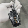 JVCV® Handmade Leather Crocodile Pattern Key Cover – Compatible with Toyota Fortuner, Hilux, Innova Crysta, Fortuner Legender, Innova HyCross, Land Cruiser – 2B/3B Smart Key