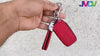JVCV® Suede Leather Key Cover Compatible with Toyota Fortuner, Hilux, Innova Crysta, Fortuner Legender, Innova HyCross, Land Cruiser 2B/3B Smart Key