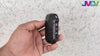 Hard Case Key Cover Compatible with Kia Seltos 2023 Facelift HTX and Carens X Line 4 Button Smart Key (Carbon Black)