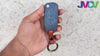 JVCV® Soft Handmade Leather Key Cover Compatible with Tata Curvv Tiago Tigor Nexon Punch Hexa Zest Bolt Safari Storme Flip Key