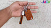JVCV® Suede Leather Key Cover Compatible with Skoda Kylaq Slavia Kushaq Taigun Tiguan Virtus Octavia Kodiaq Superb Folding Key