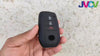 JVCV® Car Key Cover Compatible with Toyota Innova Crysta Hycross & Fortuner Smart Key - Rally Stripe