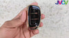 JVCV® Gold Border TPU Key Cover Compatible with Hyundai Creta, i10 Grand, i20 Elite, i20 Active, Xcent, Verna 4s, Tucson, Elantra, Grand i10 Nios 3 Button Smart Key