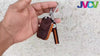JVCV® Suede Leather Key Cover for Suzuki & Toyota Smart Keys – Compatible with Jimny, Grand Vitara, Baleno, Fronx, Swift, Glanza, Hyryder & More