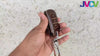 JVCV® Car Styling Soft Handmade Leather Key Cover Compatible with Hyundai 3 Button Smart Key