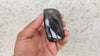 JVCV® Soft TPU Transparent Cover Compatible with Kia Seltos Sonet Carens 3 and 4 Button Smart Key (Transparent Black)